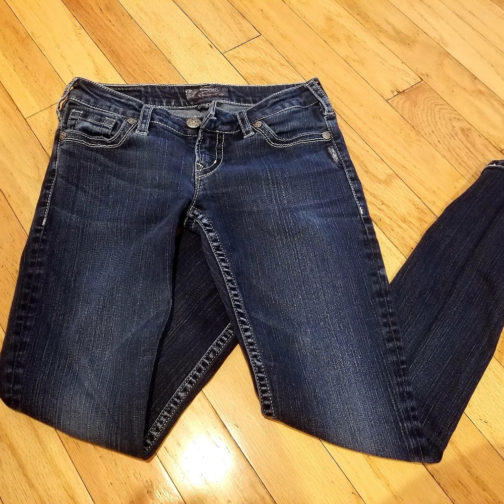 Silver Camden Skinny Jeans